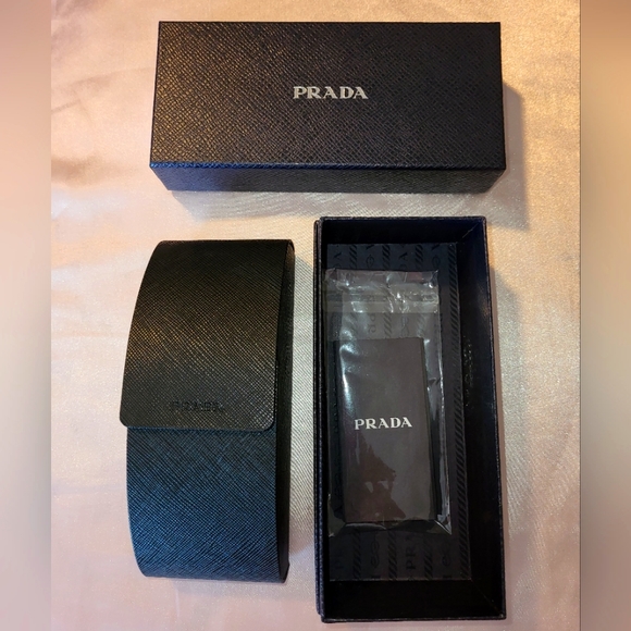 Brand new PRADA brown havana gradient-lens cat-eye sunglasses. - Picture 4 of 15